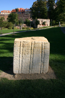 fragment (a statue for cheb) ~ 2013 ~ sandstone ~ 125x90x90 cm